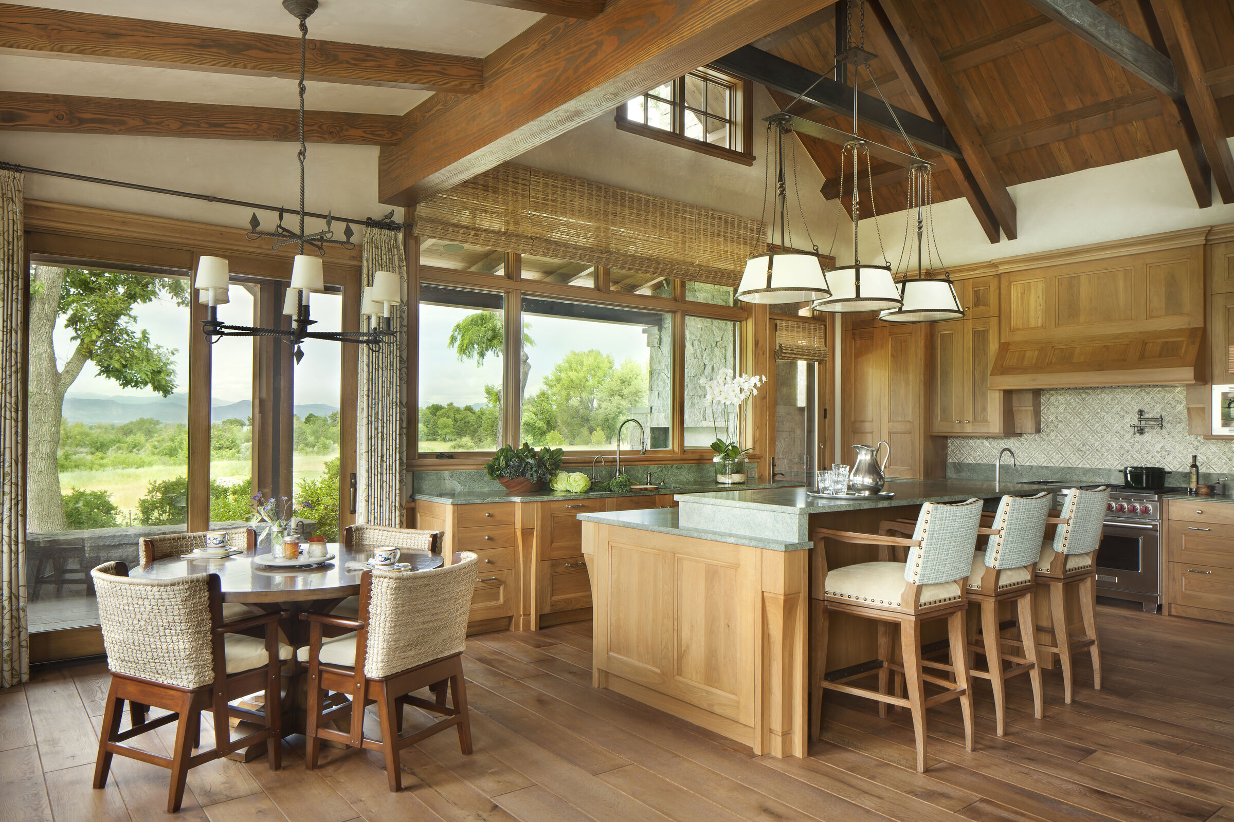 Caribou interior wood details