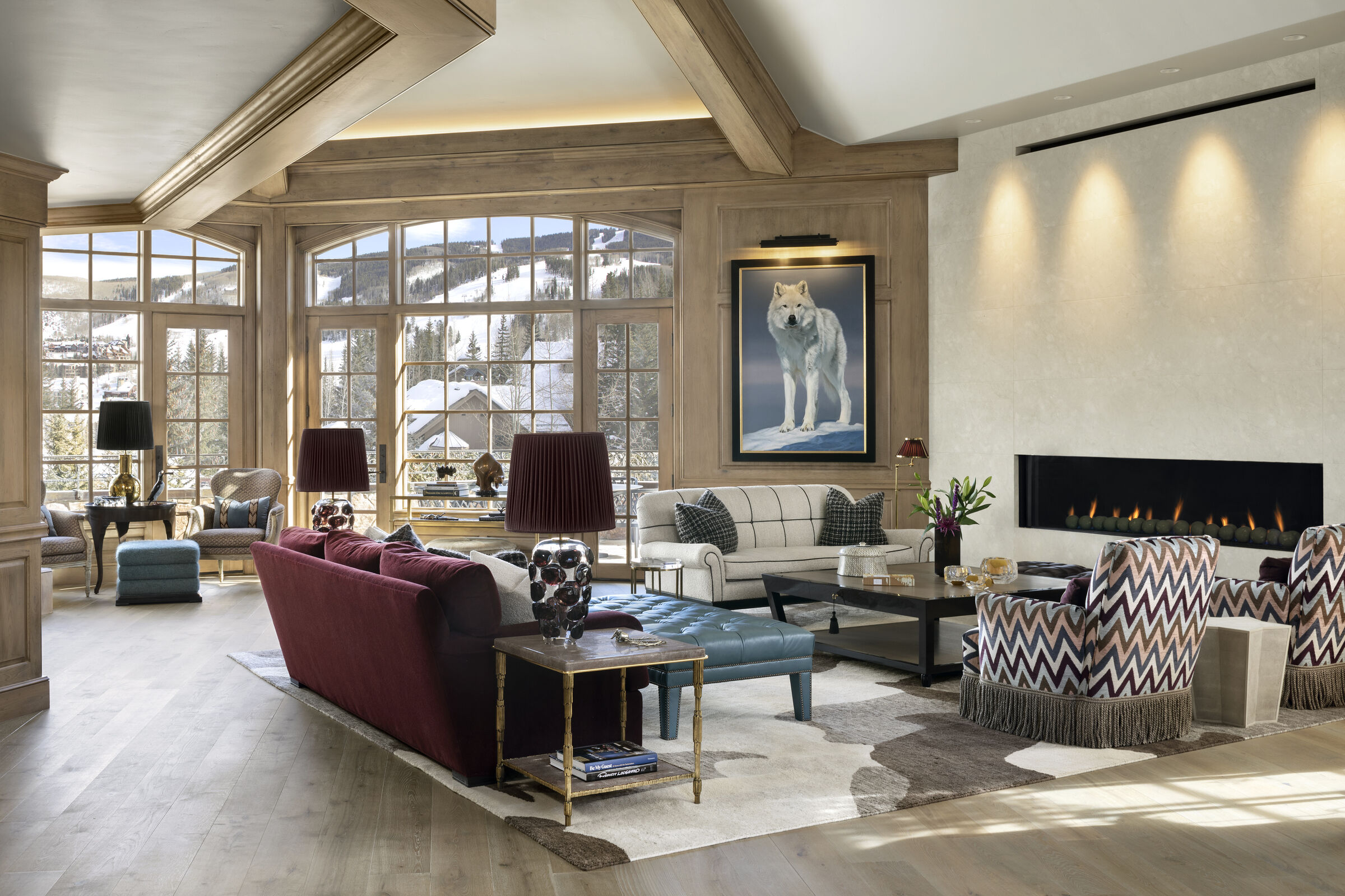 Transitional homes by Beck Building Company