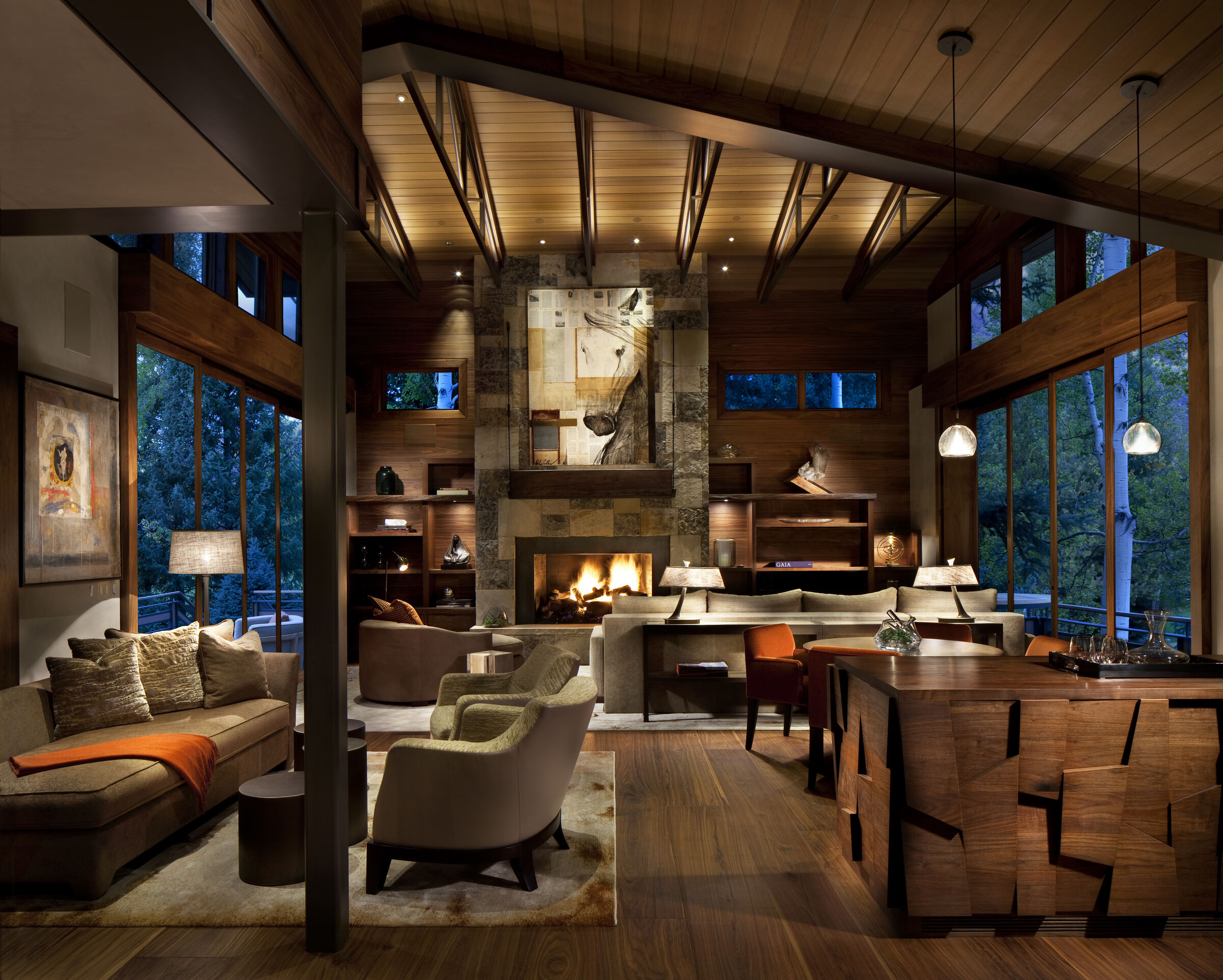 Ptarmigan exterior with Gore Range views