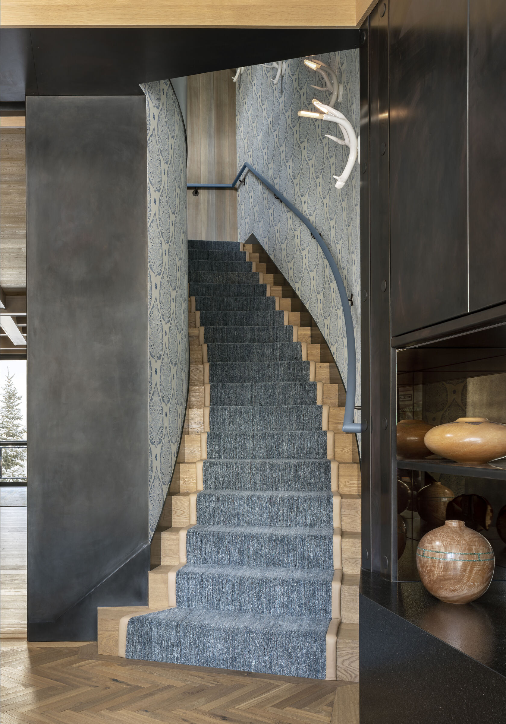 Rowhomes reclaimed wood detail