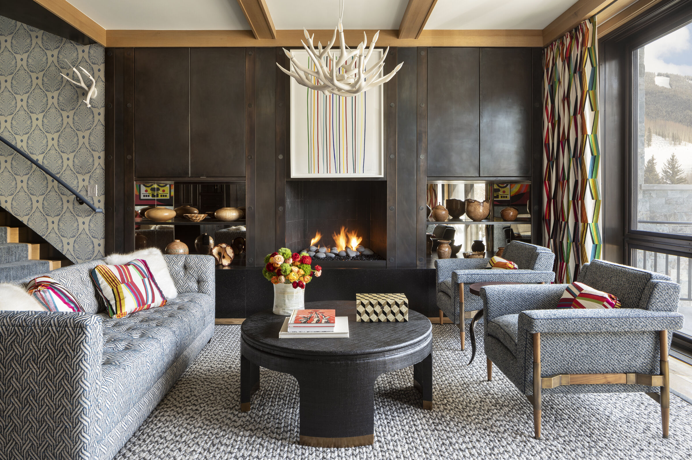 Rowhomes mountain views