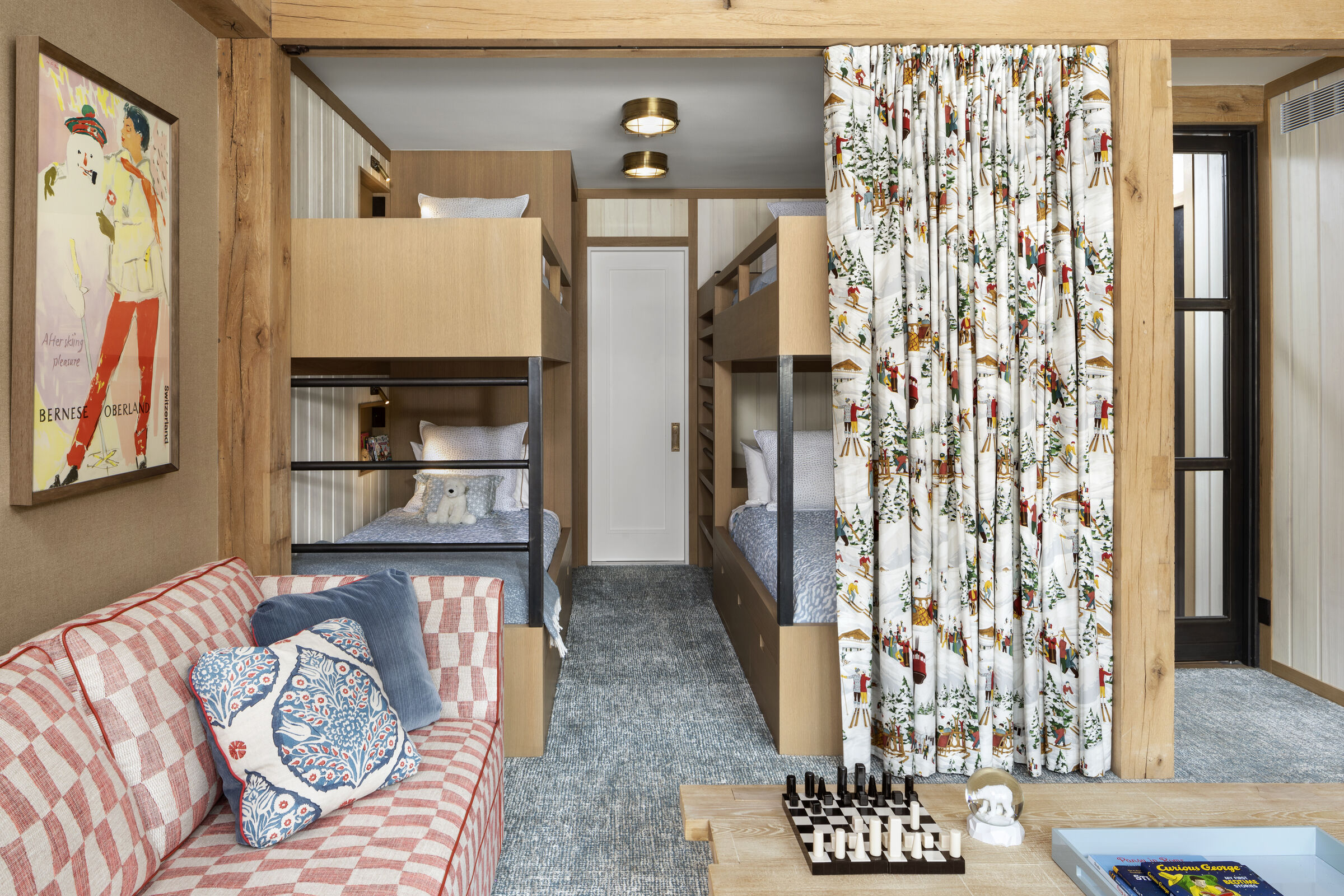 Rowhomes exterior evening