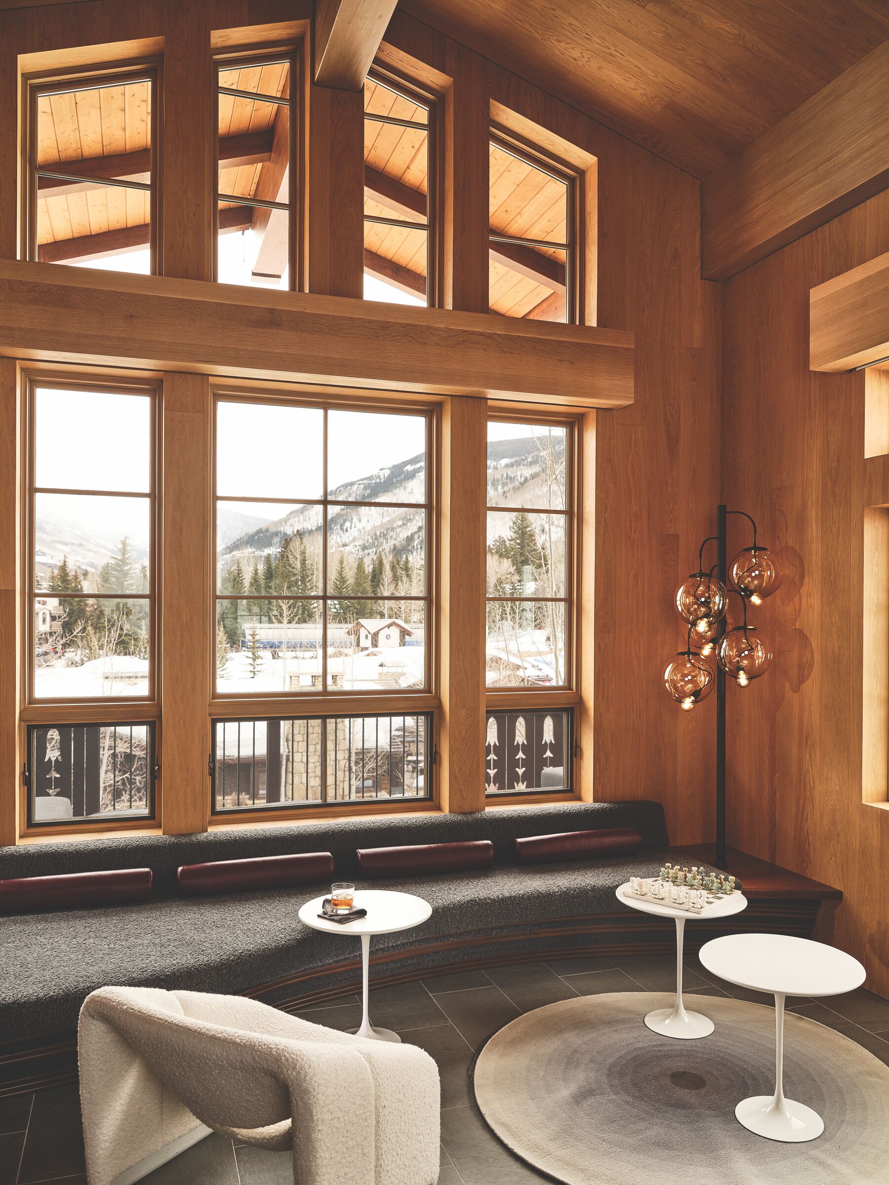 Vail Getaway living room with art