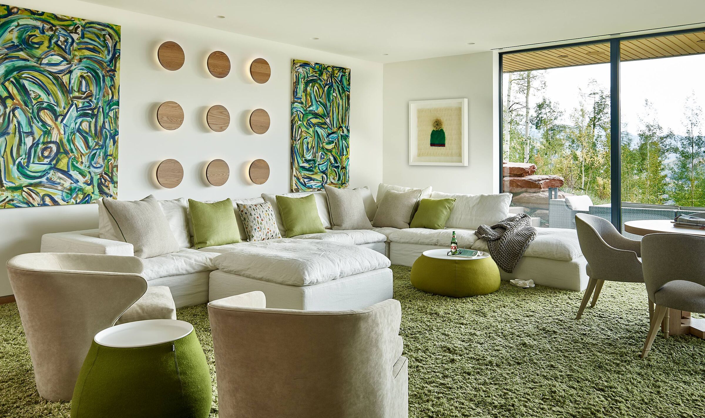 Wild Rose lower level family room