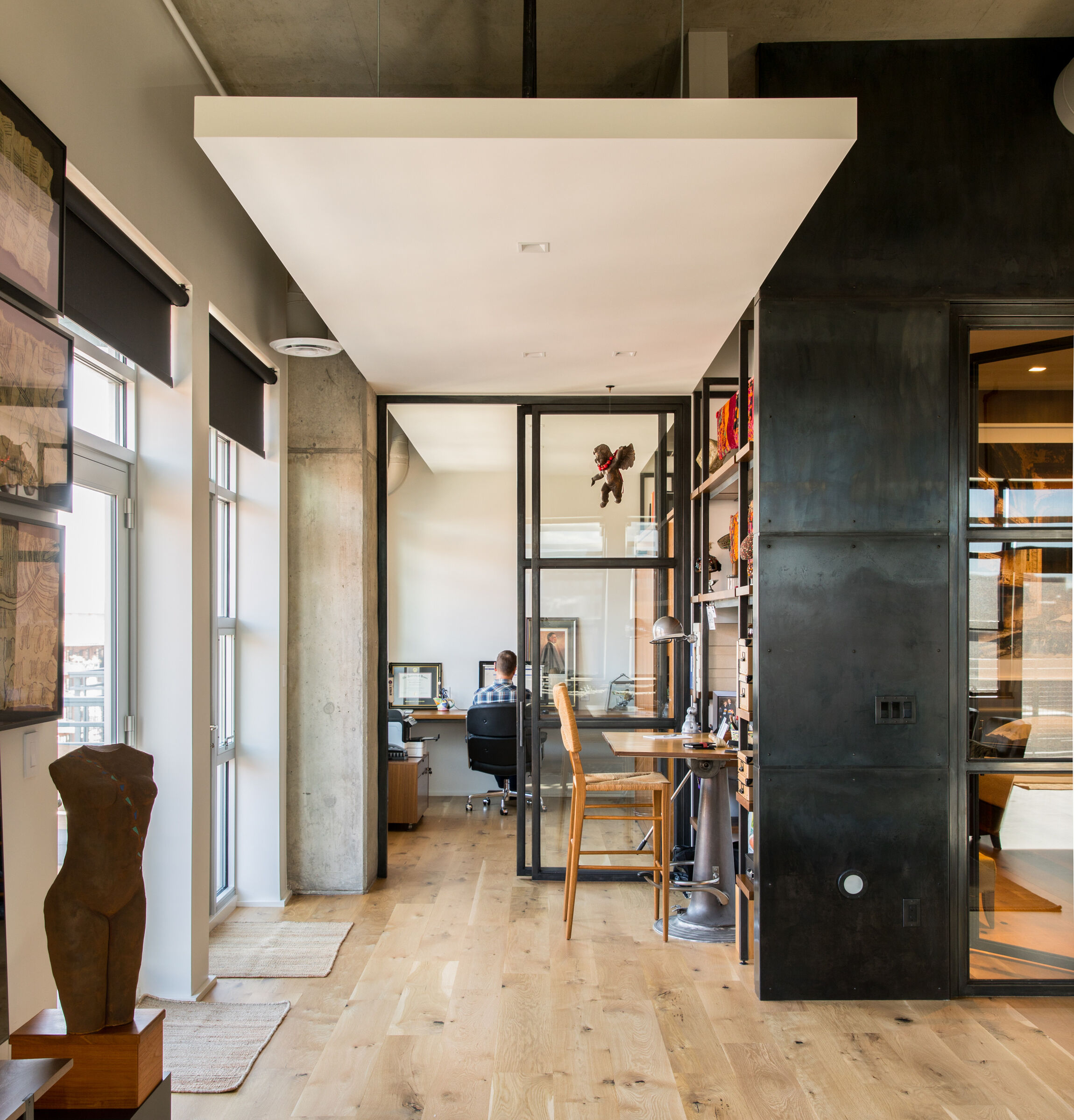 Wynkoop steel and glass panels